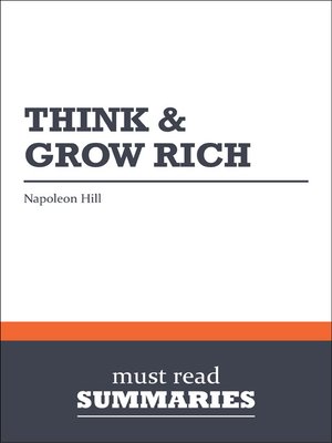 cover image of Think and Grow Rich - Napoleon Hill